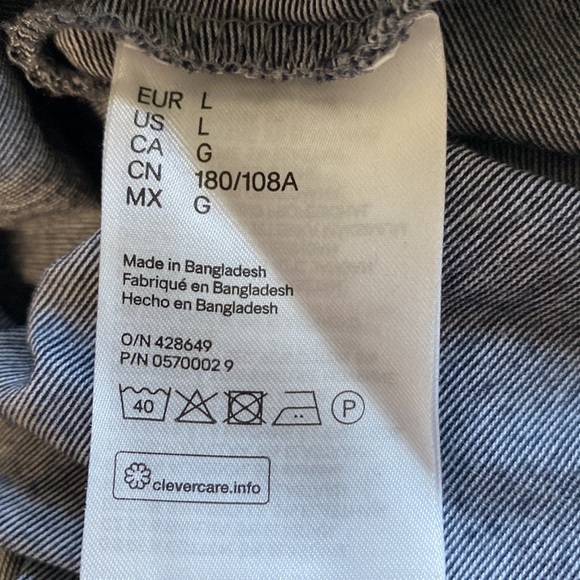 Men’s Slim Fit T-Shirt by H&M, Size L - Picture 4 of 4